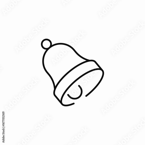 bell with band icon sign vector