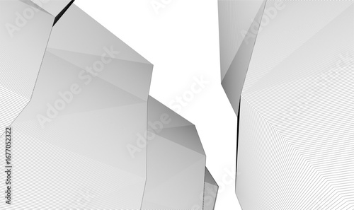 abstract architecture vector 3d background