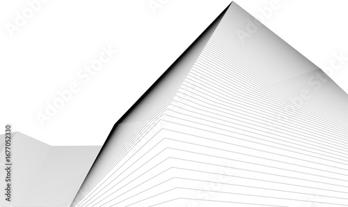 abstract architecture vector 3d background