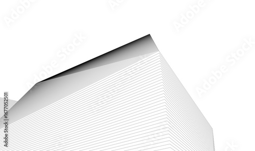 abstract architecture vector 3d background