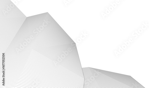abstract architecture vector 3d background