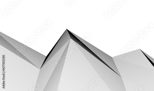 abstract architecture vector 3d background