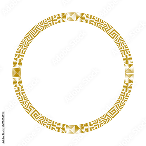 Decorative frame in Greek style.