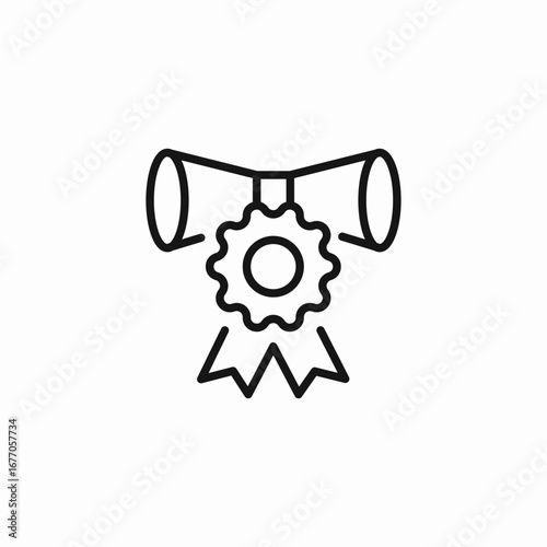 diploma scroll icon sign vector
