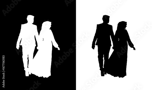 couple silhouette, couple silhouette illustration, vector, art, design, couple silhouette illustration, vector, art, silhouette, people, business, woman, family, group, illustration, men, silhouettes,