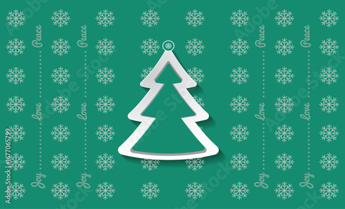 Festive christmas tree with colorful ornaments and lights