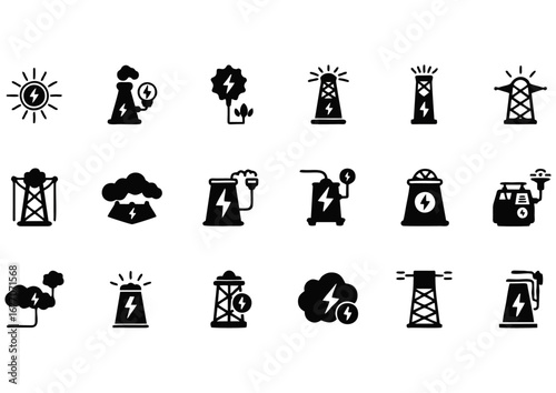 Solar Panel Installation Worker Vector Illustration