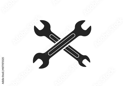 Crossed Wrenches: Repair and Maintenance Tools.