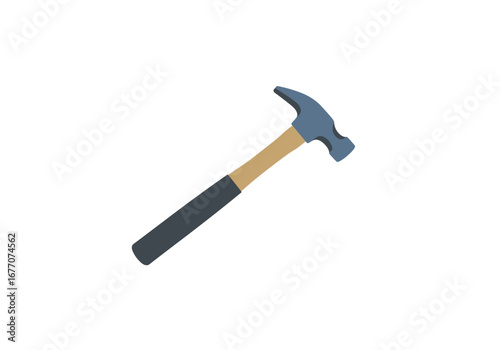 Closeup of a Classic Claw Hammer.