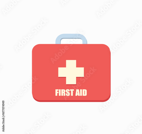 First aid kit and medical supplies graphic