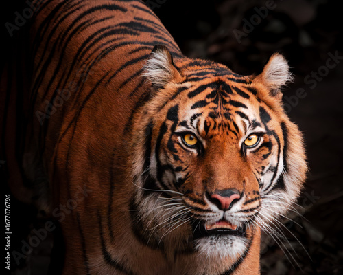 Powerful Sumatran Tiger Portrait