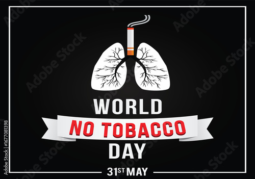 Graphic illustration symbolizing the fight against tobacco use