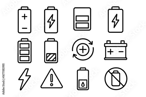 Plumbing outline sign collection, editable stroke vector icons, perfect for infographics, articles, books, flyers, banners, detailed cartoon style water and pipe symbols set