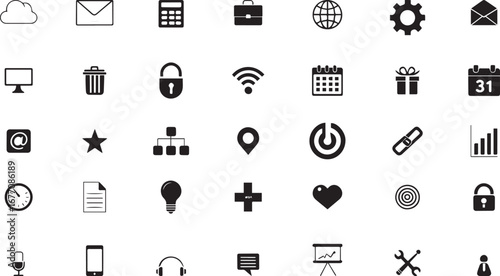 Web and mobile icon collection