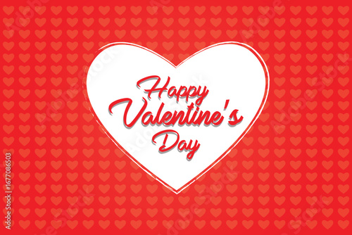 Romantic valentine s day heart illustration with floral accents