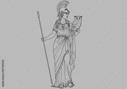 Athena Greek Goddess of Wisdom Warfare and Crafts.