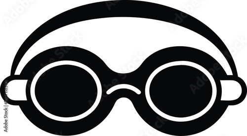 Vector swimming goggles icon