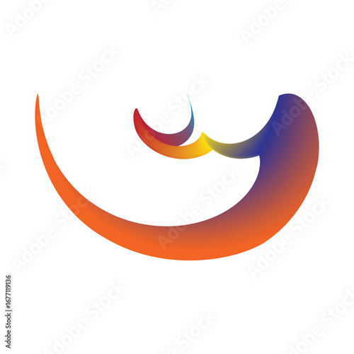 Abstract Spiral Wave – Gradient Motion Vector with Sacred Rhythm and Fluid Energy