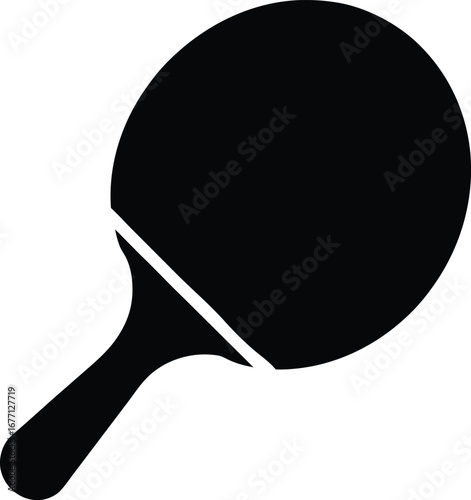 Table tennis icon logo vector design template 