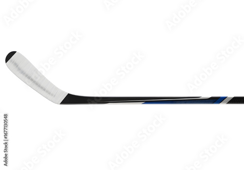 Hockey Stick Head and Blade Closeup PNG on Transparent Background