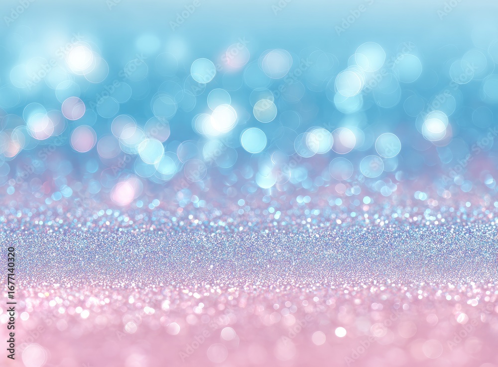 Fototapeta premium Pastel ombre glitter bokeh background