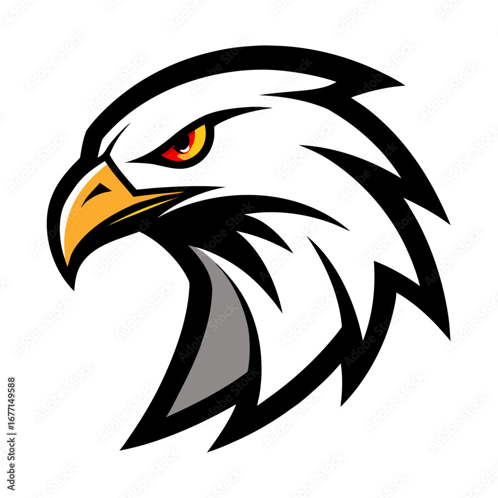 Obraz premium eagle head vector