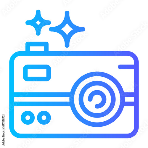 retro camera icon