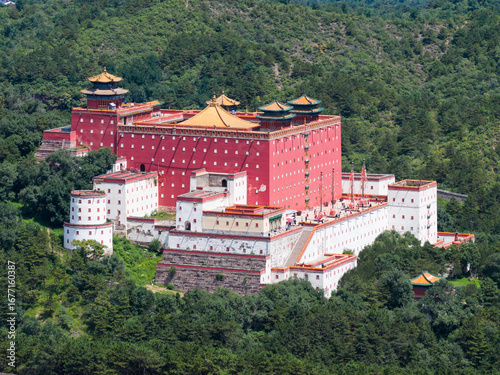 Photography The Putuozongsheng Temple or Little Potala Temple in Chengde, Hebei, China
