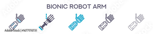 Bionic Robot Arm Icon Pack For Graphic Design - Multiple Styles