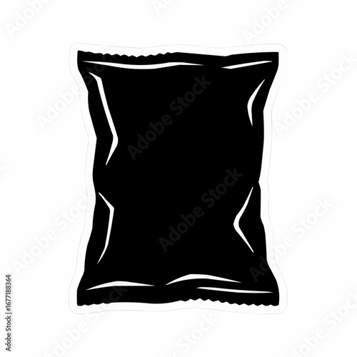 Comfortable bedding pillow isolated on a white background
