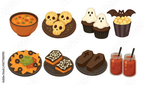 Halloween-themed treats: spooky snacks and desserts for festive celebrations