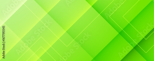 Abstract green background with flowing lines and modern design elements