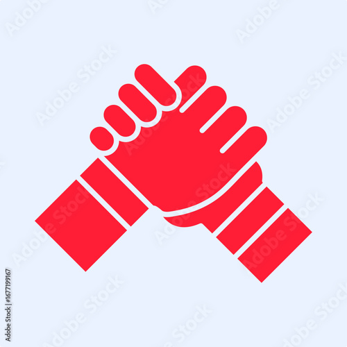 Support symbol trendy artwork useful vector Illustration red design beautiful colorful background