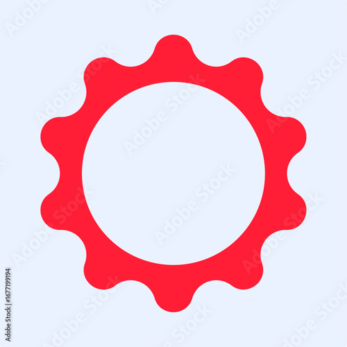 Tart dish symbol trendy artwork useful vector Illustration red design beautiful colorful background