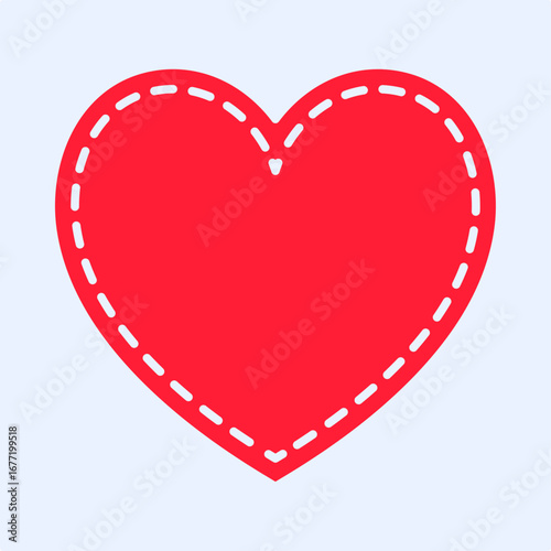 Heart symbol trendy artwork useful vector Illustration red design lovely colorful background