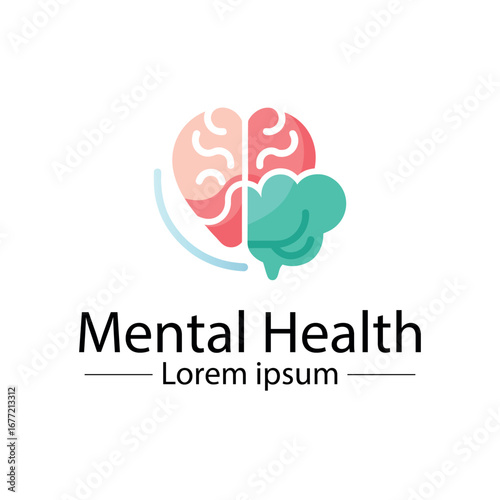Minimalist mental health logo