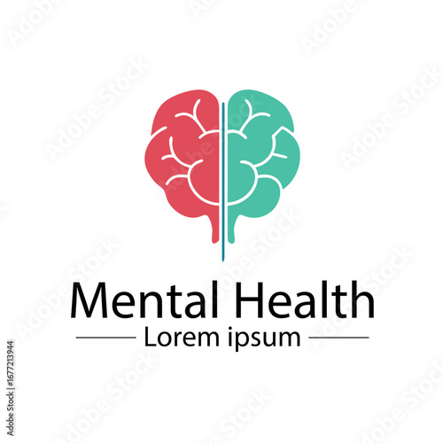 Minimalist mental health logo