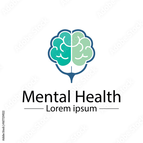Minimalist mental health logo