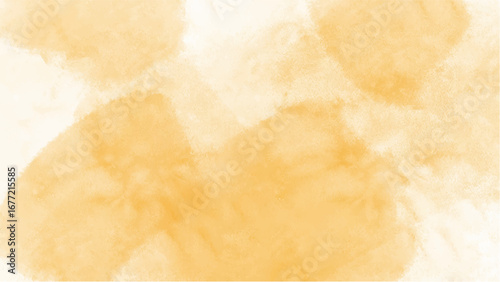 Orange watercolor background with copy space. vector