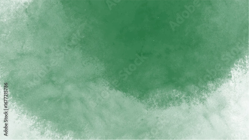 Green watercolor background with copyspace for your design. vector.
