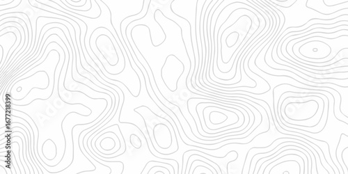 geometric grid outline curve counter map and wavy topography relief discovery area white, black line texture background.