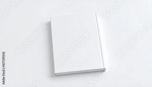 Blank white book cover mockup (3)