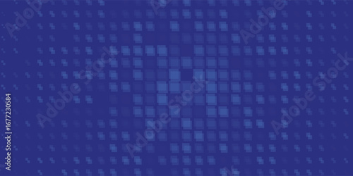 Abstract Finance Digital Business Background. Fintech Technology or Science Research Presentation Backdrop. Digital Crypto Business Vector Illustration.