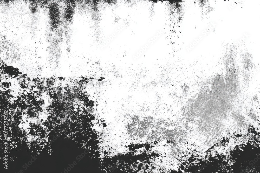 Fototapeta premium Abstract grayscale texture with mottled, uneven areas of dark and light