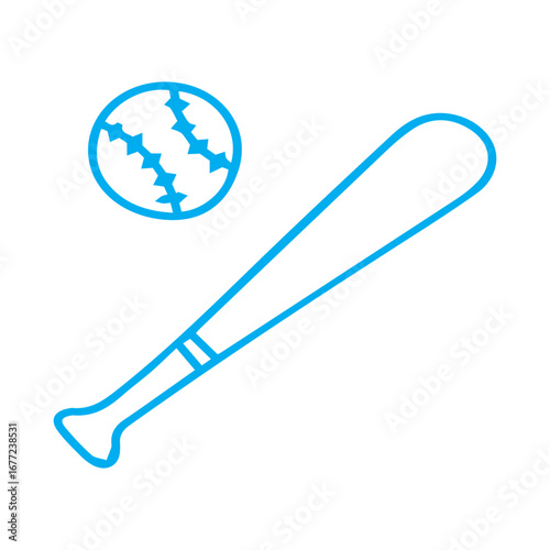 Baseball Bat and Ball