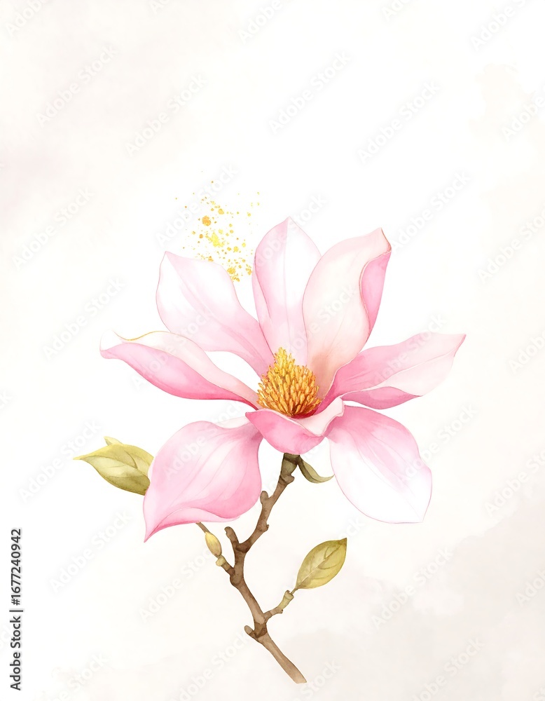 Obraz premium Delicate Pink Magnolia