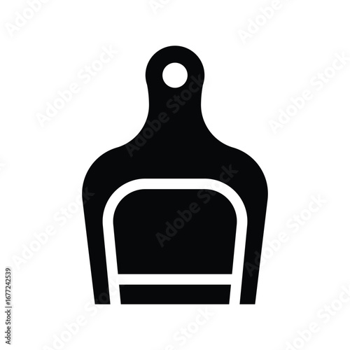 dustpan glyph icon illustration vector graphic.eps