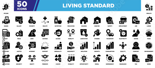 Living Standard Iconset Glyph Black