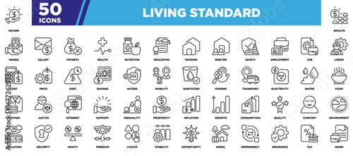 Living Standard Iconset Outline Black