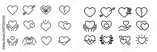 Collection of Heart Icons